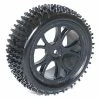 FTX Vantage Front Buggy Tyres Mounted On Black Wheels - 1 Pair -FTX Sales FTX6300B x