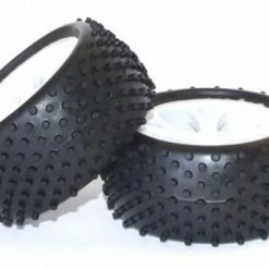 FTX Vantage Rear Buggy Tyres Pre Mounted On Black Wheels - 1 Pair -FTX Sales FTX6301B 2