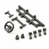 FTX Futura Rear Support - Bumpe R Braces - Servo + Seat Mounts -FTX Sales FTX7709 x