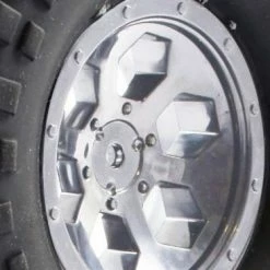 FTX Outback Pre-Mounted 6Hex/T Yre (2) - Chrome -FTX Sales FTX8170C 1