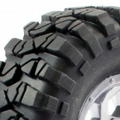 FTX Outback Pre-Mounted 6Hex/T Yre (2) - Chrome -FTX Sales FTX8170C 3