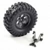 FTX Outback Spare Tyre Mount + Tyre/6 Hex Wheel Black -FTX Sales FTX8249B 0