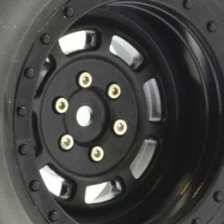 FTX Mauler 2.2 All Terrain Tyres Pre-Glued On Black Wheels -FTX Sales FTX8766B 3