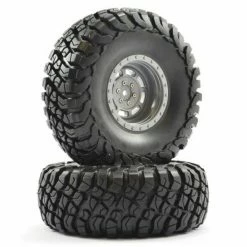 FTX Mauler 2.2 All Terrain Tyres Pre-Glued On Grey Wheels