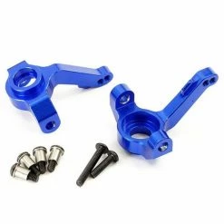 FTX Mauler Aluminium Steering Block Carriers (2Pc) - Blue