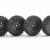 FTX Outback Mini Swamper Tire + Wheel Set - Black (4Pc) -FTX Sales FTX8859BK 0