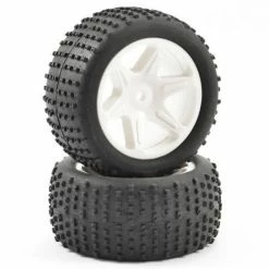 FTX Comet Buggy Rear Mounted Tyre + Wheel White