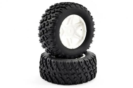 FTX Comet Desert Buggy/Sc Rear Mounted Tyre + Wheel White 4 FTX Comet Desert Buggy/Sc Rear Mounted Tyre + Wheel White - Image 2