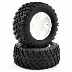 FTX Comet Desert Buggy/Sc Rear Mounted Tyre + Wheel White