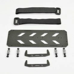 FTX Fury X Carbon Fibre Battery Tray + Velcro Straps
