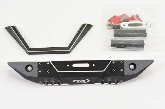 FTX Fury X Aluminium Front Bumper Set W/Shackles 3 FTX Fury X Aluminium Front Bumper Set W/Shackles