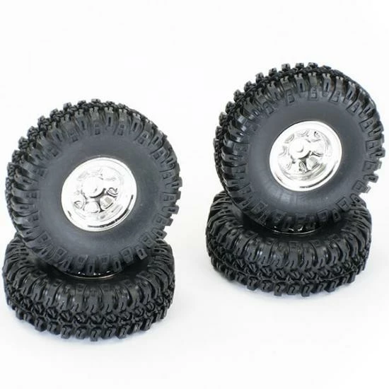 FTX Outback Mini X 2.0 Grabber Mounted Tyres/Chrome Wheels 3 FTX Outback Mini X 2.0 Grabber Mounted Tyres/Chrome Wheels