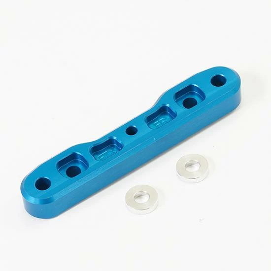 FTX Dr8 Front Fr Alum. Lower CNC Suspension Mount - Blue 3 FTX Dr8 Front Fr Alum. Lower CNC Suspension Mount - Blue