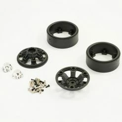 FTX Texan 1/10 6-Spoke Black Beadlock Wheel (Pr)