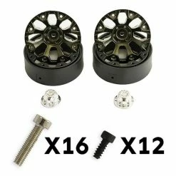 FTX Texan 1/10 8-Spoke Black Beadlock Wheel (Pr)
